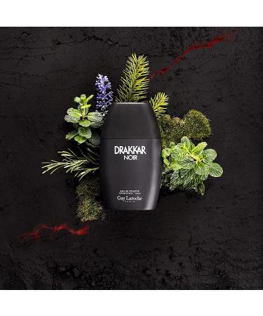 Drakkar Noir by Guy Laroche - Vintage Designer Fragrance for Men - Fresh & Classic Evening Scent - Long Lasting Amber Fougere Aroma - 6.7 Oz EDT Spray - Buy Online on GoSupps.com