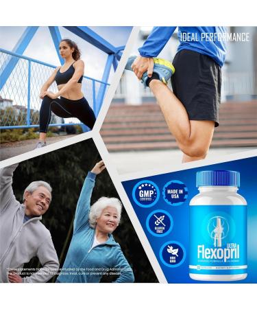 Flexopril Ultra Joint Support Capsules Official Flexopril Supplement Pills All-Natural Formula to Fortify Bones and Bolster Flexibility - Maximum Strength FlexoprilUltra Pills Reviews (60 Capsules) - Buy Online on GoSupps.com