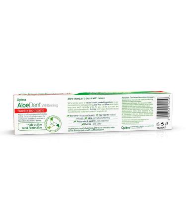AloeDent Whitening Toothpaste with Fluoride - 100 ML | Effective Teeth Whitening & Fresh Breath - Fast International Shipping - Buy Online on GoSupps.com