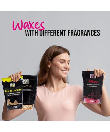 Milano City Wax 1000g - Professional Hair Removal Wax for Full Body, Face, and Bikini Areas - Gentle and Effective Hard Wax for Short Hair - Premium Wax Beads for Smooth Results - Buy Online on GoSupps.com