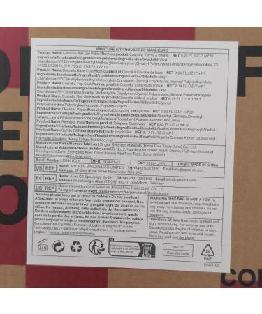 COSCELIA Gel Nail Polish Kit with U V Light Starter Kit 10PC Gel Polish Top Base Coat Nail Art Rhinestones Pink White Glitter Colors Gel Nail Manicure Kit Nail Art Design DIY for Women - Buy Online on GoSupps.com