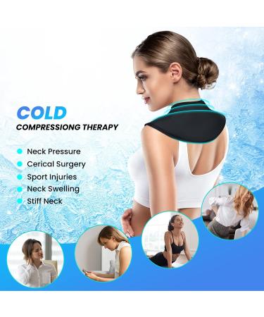 iTHEARU Neck Ice Pack Wrap - Reusable Cold & Hot Therapy for Neck and Shoulders Pain Relief | Ideal for Sports Injuries, Surgery Recovery | Christmas Gift - Buy Online on GoSupps.com