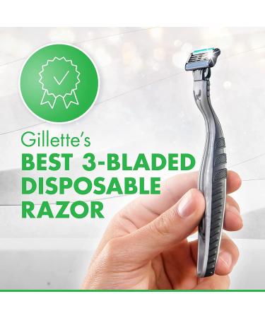 Gillette Mach3 Men's Disposable Razor - Sensitive Skin - Pack of 6 Razors - Buy Online on GoSupps.com