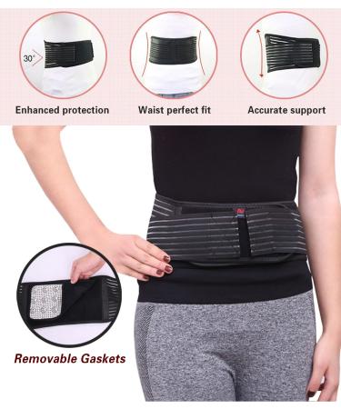 Maibu Removable Self-Heating Magnetic Therapy Back Brace | Adjustable Lumbar Support & Pain Relief - Buy Online on GoSupps.com