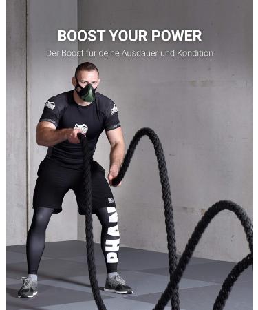 Phantom Athletics Training Mask - Boost Endurance & Performance in Sports | Green S - International Shipping Available - Buy Online on GoSupps.com