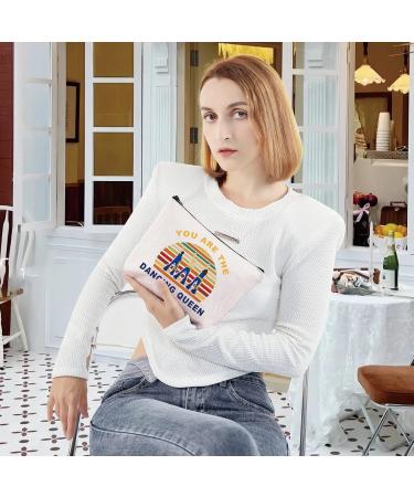 LEVLO Mamma Makeup Bag - Perfect Gift for Dancing Queen Fans | Musical Comedy Cosmetic Bag - Buy Online on GoSupps.com