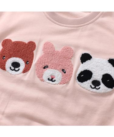 Girls Cotton Sweatshirt - Long Sleeve Pullover for Toddler - Age 1-12 Years | 6-7 Years Bears Design - Buy Online on GoSupps.com
