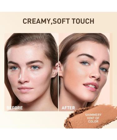 Sunset Bronzer Powder - Vegan Highly Pigmented Highlighter & Contour | Natural Sun-Kissed Finish All-Day Wear - Buy Online on GoSupps.com