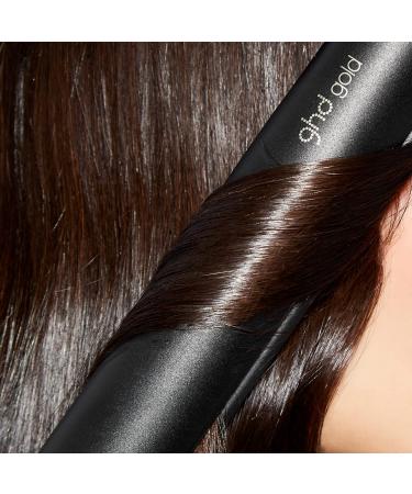 GHD GOLD Professional Hair Smoothing - Curling & Waves Optimal 185 C Two-Zone Technology New Black Packaging - Buy Online on GoSupps.com