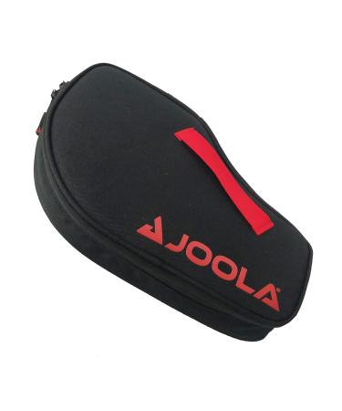 JOOLA Vision Double Padded Ping Pong Paddle Case w/ Storage Compartment for 4 Ping Pong Balls - Table Tennis Case Racket Cover Helps Protect the Table Tennis Rubber and Racket - Table Tennis Organizer
