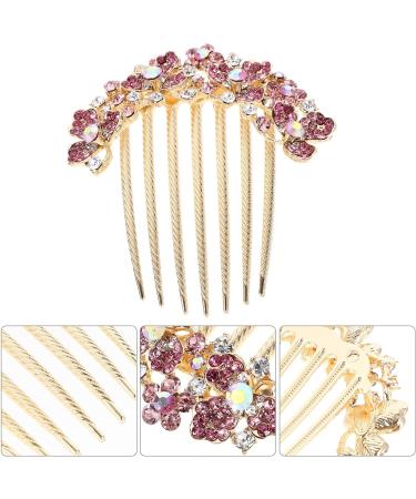 Beaupretty Hair Jewelry Hair Accessories for Women Bridal Hair Accessories Wedding Hair Accessories Decorative Hair Comb Wedding Hair Combs Bridal Hair Comb The Flowers Hair up Alloy Bride Pink - Buy Online on GoSupps.com