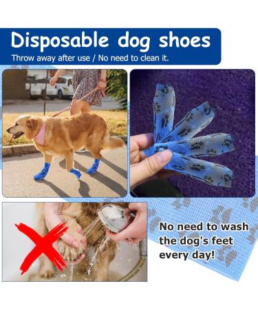 Disposable Dog Shoes & Socks - Breathable Paw Protection for Outdoor Sports | Size S (5x6CM) - Buy Online on GoSupps.com