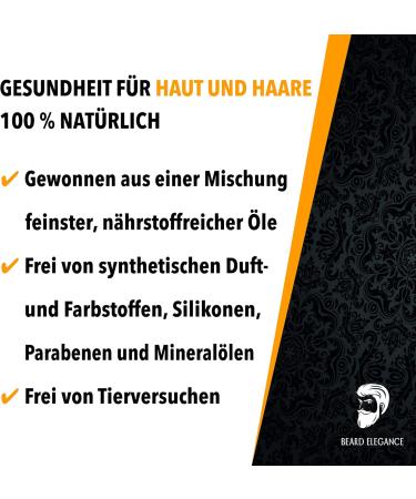 BEARGE Elegance Vegan Beard Oil 60ml | Premium Natural Beard Care with Pipette | 100% Natural | Perfect for Every Beard Bearer - Buy Online on GoSupps.com