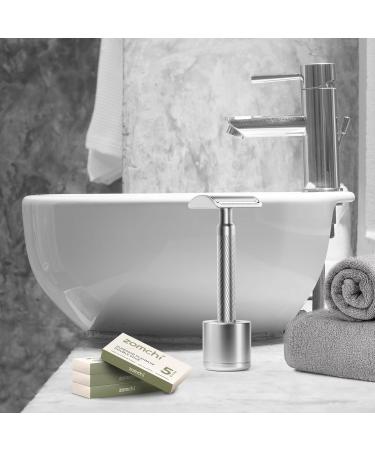 Zomchi Double Edge Razor Blades 2.0 - 100 Count Platinum Stainless Steel Safety Razor Blades for Men & Women - Compatible with All Standard Razors - Buy Online on GoSupps.com