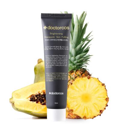 Brightening Pineapple Skin Pulling Face Cleanser 100 ml | Black head Dead skin cell remover | Facial Make Up Cleanser | Face Scrub | Exfoliating Face Wash | Korean Skin Care 3.38 Fl Oz (Pack of 1)
