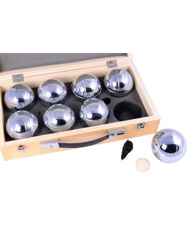 Engelhart Luxury Petanque Balls Set - 8 Boules in Wooden Box | Premium Jeu de Boules for International Shipping - Buy Online on GoSupps.com
