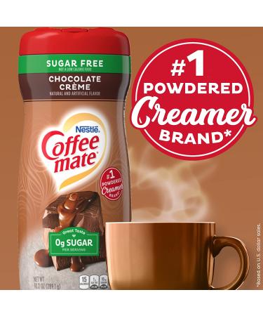 Coffee Mate Sugar Free Chocolate Creme Powder Creamer 10.2 oz | Keto-Friendly Coffee Creamer - Buy Online on GoSupps.com