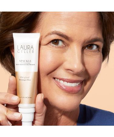 Laura Geller Spackle Super-Size Champagne Glow Primer - 2 Fl Oz - Hyaluronic Acid Makeup Primer for Long-Wear Foundation - Buy Online on GoSupps.com
