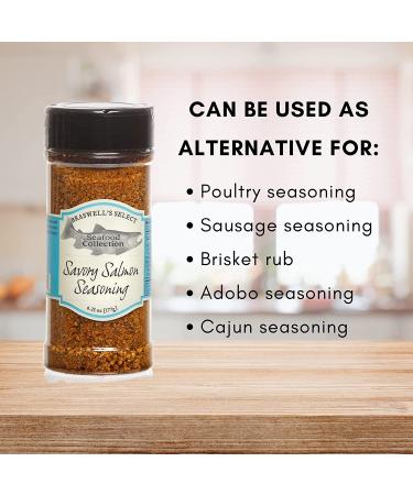 Braswells Savory Salmon Seasoning 6.25 oz - Premium Blend for Delicious Flavor - Buy Online on GoSupps.com