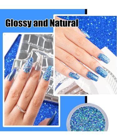 Poudre Ongles 28g Paillettes bleues Dipping Powder Manucure pour Ongles Fran ais Kits Manucure Salon DIY Sans Odeur & Durable Lampe Ongles Non Requise - Buy Online on GoSupps.com