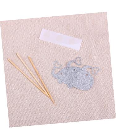 Warmhm 3pcs Cocktail Picks Elephant Cupcake Picks Topper Heart Glitter Picks Food Elephant Cupcake Toppers Gold Glitter Toppers Paper Cups Stick Fruit Topper Heart Wedding Earth Tones Rod - Buy Online on GoSupps.com