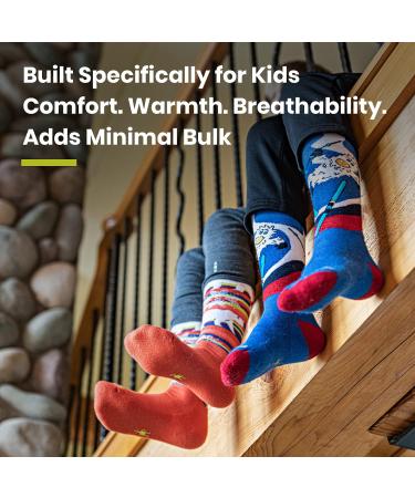 Smartwool Kids Hike Full Cushion Crew Socks - Dusty Cedar Size L | Best Comfort & Durability for Outdoor Adventures - Buy Online on GoSupps.com