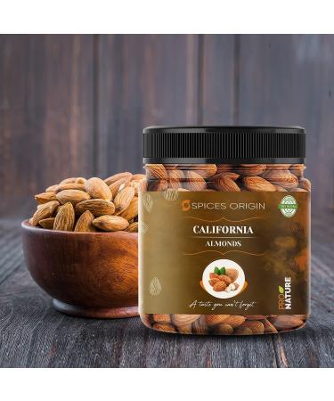 Spices Origin 100% Natural Premium Fresh Californian Almonds | Badam Giri | 250g_Packing May Vary - Buy Online on GoSupps.com