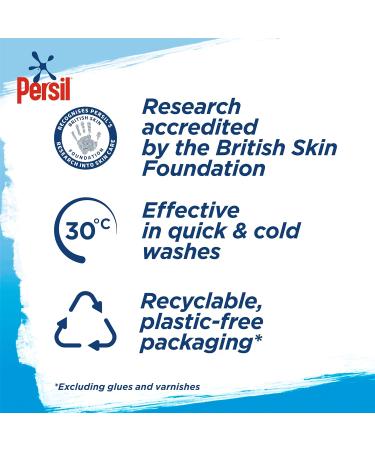 Persil Non Bio 3 in 1 Washing Capsules laundry capsules gentle next to sensitive skin for outstanding stain removal in quick & cold washes 108 washes (3x 36) - Buy Online on GoSupps.com