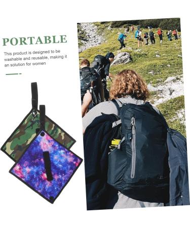 Iwowhero Washable Female Pee Cloth - 2 Pack Camping Urinal Solution for Women | Hiking Accessories & Outdoor Gear - Buy Online on GoSupps.com
