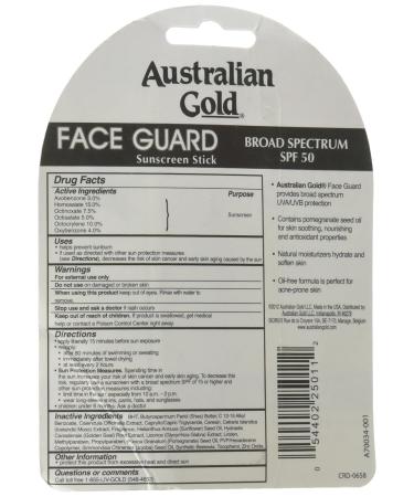 Buy Australian Gold Sun Face Protection Balm SPF 50 (14g) - Ultimate UV Defense for Glowing Skin | International Shipping Available - Buy Online on GoSupps.com