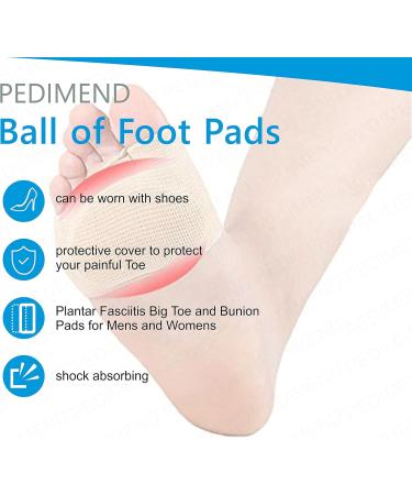 Buy Pedimend Gel Metatarsal Sleeves - Non-Slip Relief for Metatarsalgia | Comfort Gel Ball Pads for Morton s Neuroma & Hard Skin | 2 Pairs - International Shipping Available - Buy Online on GoSupps.com