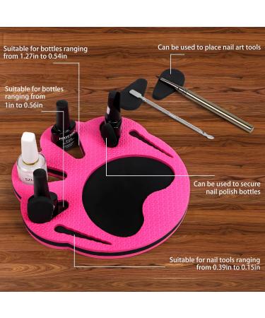 Setmoi Nail Polish Holder Nail Polish Holder Stand Nail Polish Organizer Nail Polish Organizer Holder Applicable to Manicure Hand Stand Rest Work Station - Buy Online on GoSupps.com