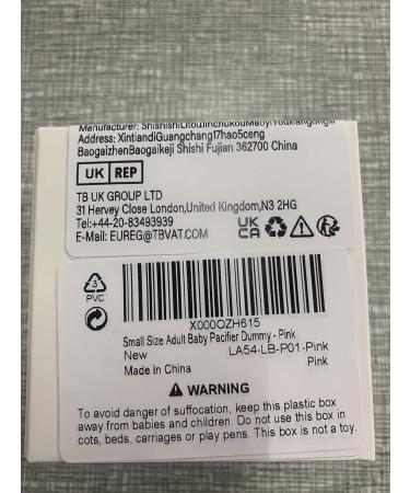 LittleForBig Adult Size Pacifier - Pink | Ultimate Comfort for Adults | International Shipping Available - Buy Online on GoSupps.com