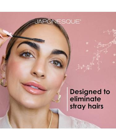 JAPONESQUE Brow Scissors & Spoolie - Premium Stainless Steel Brow Grooming Tool for Perfect Shaping - Buy Online on GoSupps.com