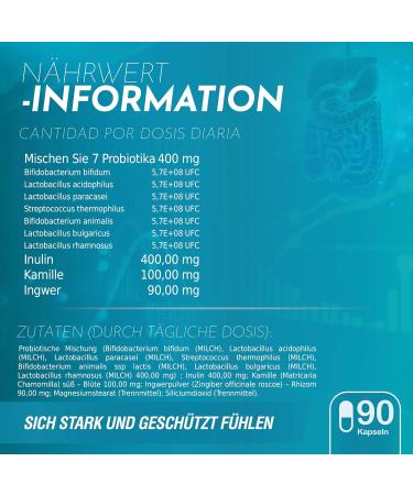 Healthy Fusion Probio Health - 20 Probiotic Tribes for Immune Support Antibacterial Benefits & Stomach Relief - 90 Capsules - Buy Online on GoSupps.com