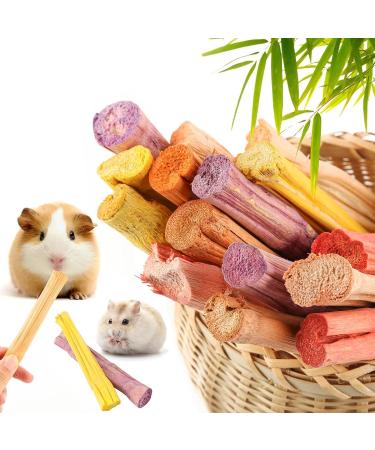 Buy Abiz 15pcs Rabbit Snack Toys - Natural Bamboo Cake & Wood Chew Toys for Guinea Pigs Chinchillas & Hamsters - International Shipping Available - Buy Online on GoSupps.com