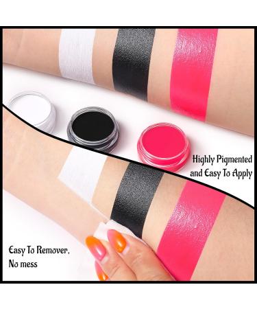 Ultimate Halloween Makeup Kit | Tri-Color Face Paint Hair Chalk & Neon Body Paint for SFX & Cosplay - Buy Online on GoSupps.com