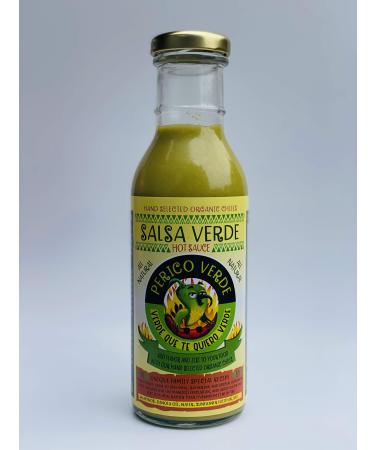 Perico Verde Premium Hot Sauce. Salsa Verde Especial 12 Fl Oz (Pack of 1) 12