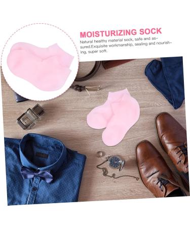 minkissy 2 Pairs Protective Socks Spa Socks Moisturizing Feet Sock Moisturizing Stocking Cracked Feet Socks Heel Sockss Foot Heel Protector Socks Women Socks Open Toe Socks Sebs Lotion Miss - Buy Online on GoSupps.com