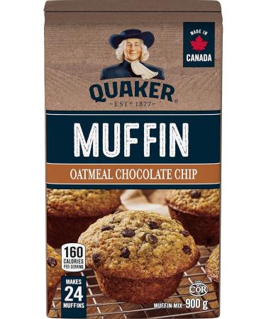 Quaker Oatmeal Chocolate Chip Muffin Mix Multi-Pack 900g (Pack of 12) Chip 900 g (Pack of 12) Muffin Mix - Buy Online on GoSupps.com
