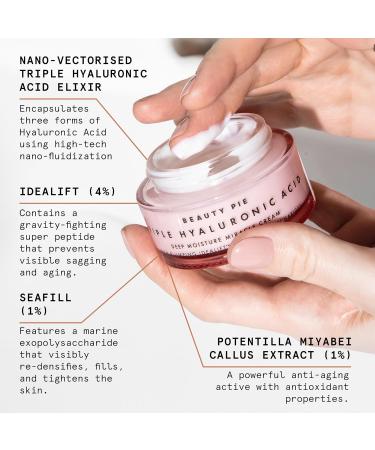 Shop Beauty Pie Triple Hyaluronic Acid Deep Moisture Miracle Cream - Plumping Firming & Anti-Aging Skincare | International Shipping Available - Buy Online on GoSupps.com