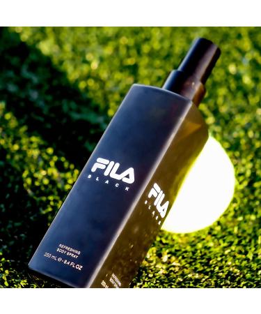 FILA BLACK for Men - Invigorating Spicy and Floral Fragrance - Long Lasting Scent - Trendy Portable Bottle Design - 8.4 Oz - Buy Online on GoSupps.com