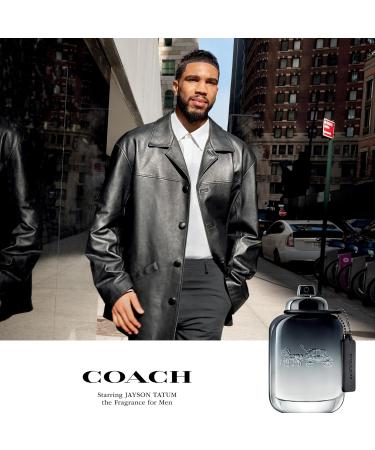Coach for Men Eau de Toilette - Long Lasting Fragrance with notes of Pear Nashi Cardamom & Vetiver - Fougere & Woody 3.3 Fl Oz (Pack of 1) - Buy Online on GoSupps.com