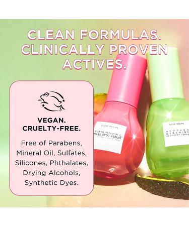 Glow Recipe Watermelon Glow Niacinamide Dew Drops Brightening Serum - 40ml Hydrating Serum with Hyaluronic Acid, Moringa Oil, and Vitamin E for Hyperpigmentation Treatment - Buy Online on GoSupps.com