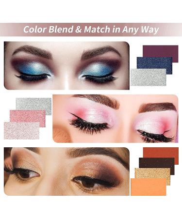Professional 50-Color Eyeshadow Palette | Matte & Shimmer Pressed Pigments | Waterproof & Durable Makeup - Buy Online on GoSupps.com