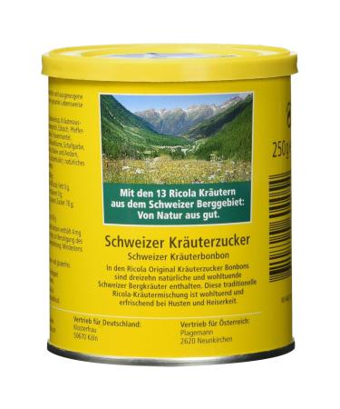 Ricola Original Herb Sugar & Ginger Orange Mint - Swiss Herbal Candy 250g & 50g - Sugar-Free Benefits for Neck & Voice - Buy Online on GoSupps.com