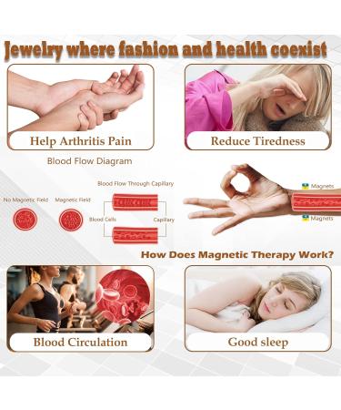 Enercoppex Adjustable Women's Magnetic Copper Ring - Engraved Plum Pattern 4 Magnets Gift Bag Included | International Shipping - Buy Online on GoSupps.com