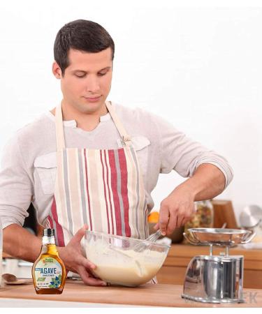 Health Garden Organic Blue Agave Nectar Sweetener - Non GMO - Low Glycemic - Kosher - Keto Friendly - 11.6 oz - Unflavored - Buy Online on GoSupps.com