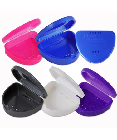 x Slim Orthodontic Case Box for Braces Whitening Trays Dentures & more