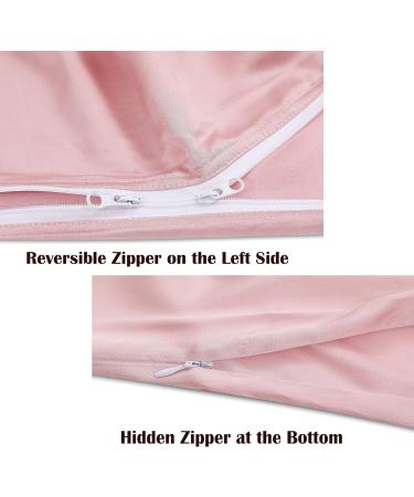 Cozysilk Tencel Lyocell Sleeping Bag Liner with Zipper | 100% Austrian Lenzing AG Tencel | Soft Silky Smooth Sleep Sack for Adults | Travel Sheet for Hotel/Backpacking | Includes Pure Silk Sleep Mask | Pink | Luxury 41 x 87 inch - Buy Online on GoSupps.com